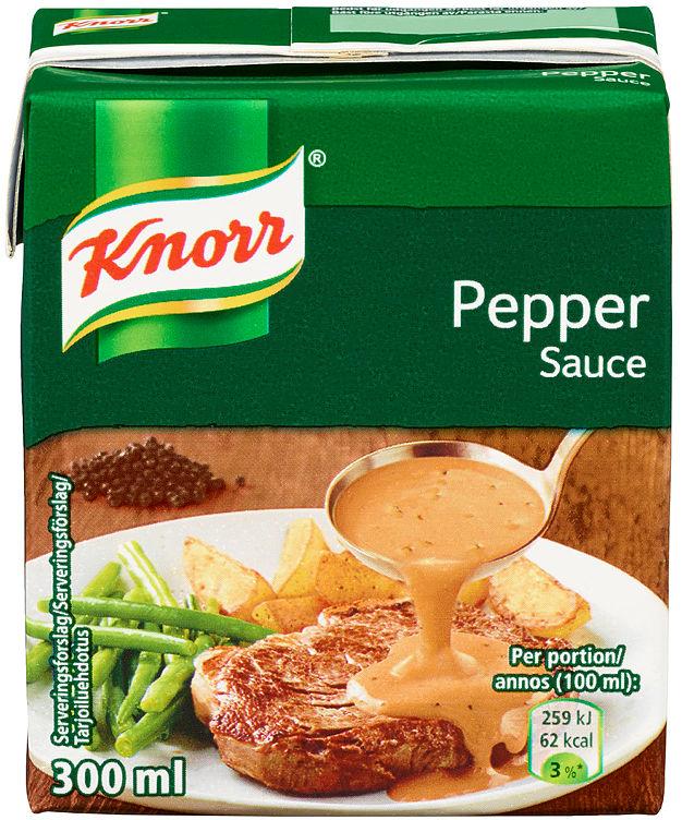 Pepper Saus Serv.Klar 300ml Knorr