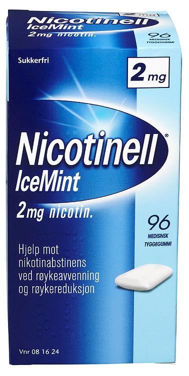 Nicotinell Icemint Tyggegummi 2mg 96stk