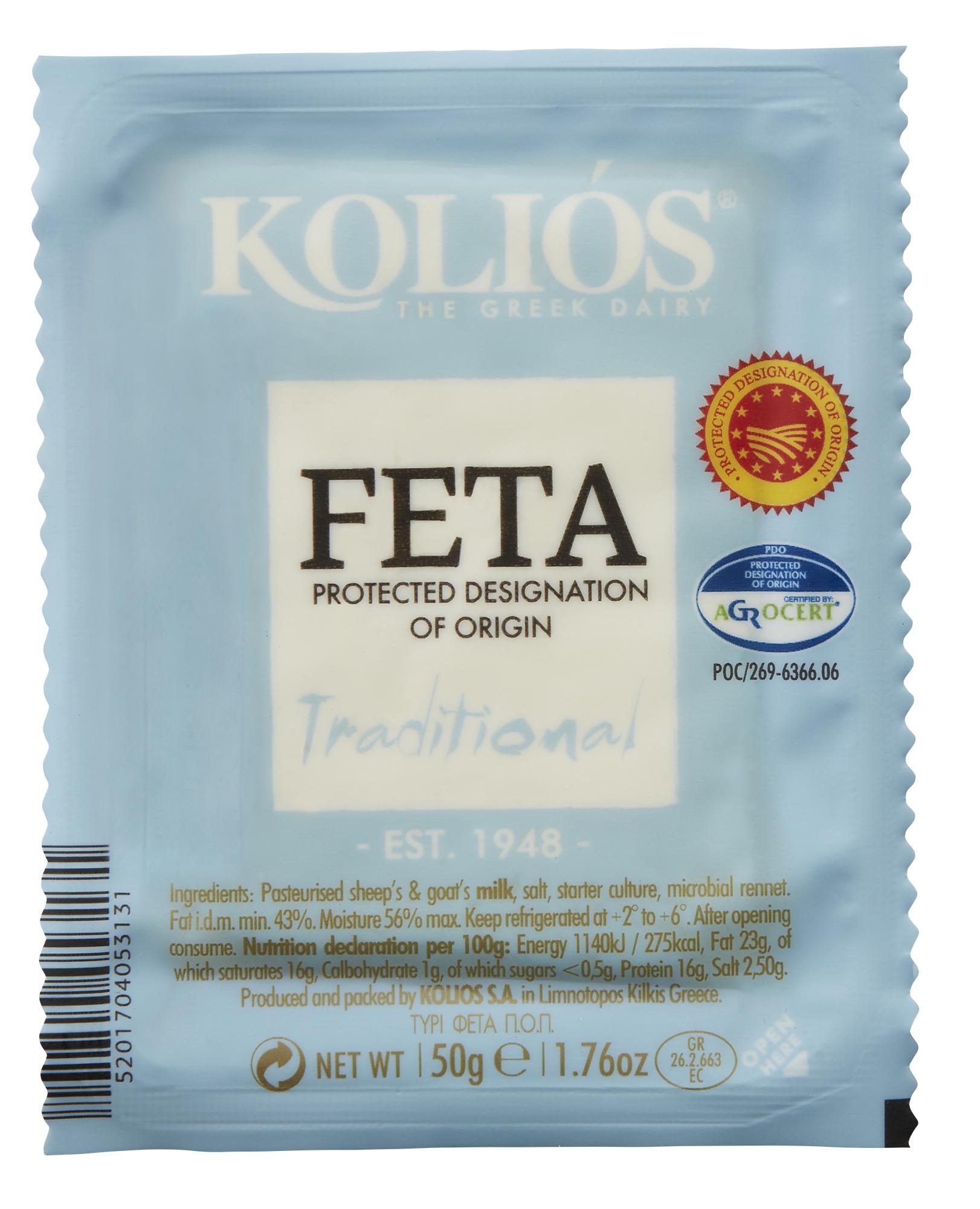 Fetaost Gresk 50g Kolios