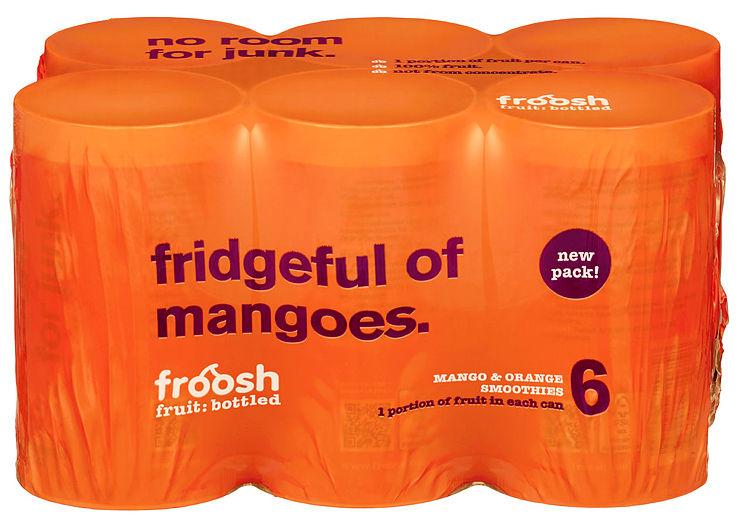Froosh Shorty Mango&amp;Appelsin 150mlx6 boks
