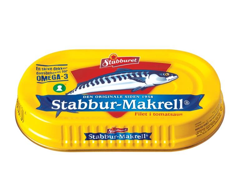 Stabbur-Makrell filet i tomatsaus 170 g