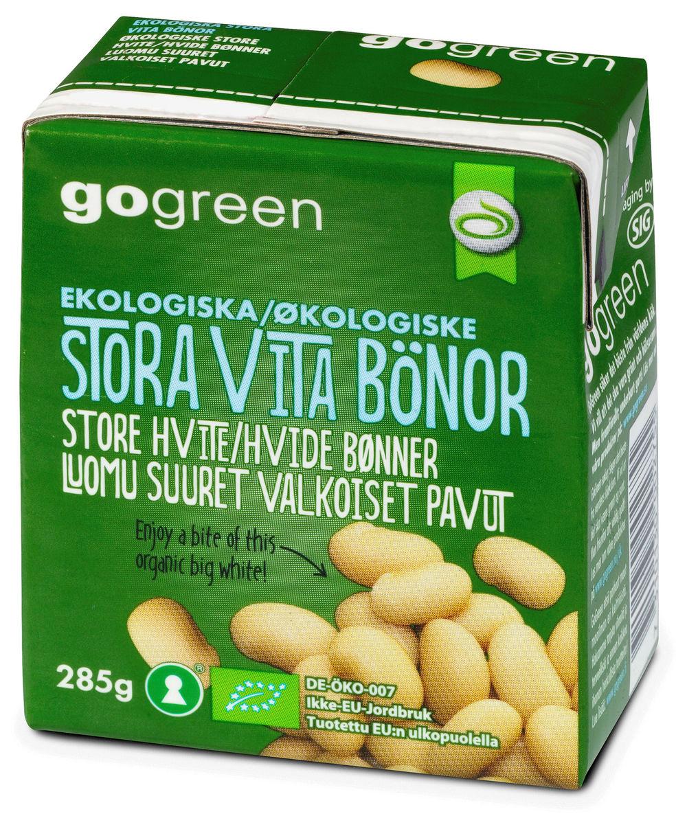 Store Hvite Bønner Økologisk, 285 g