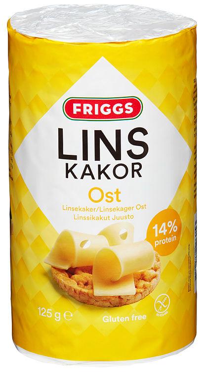 Linsekaker Ost 125g Friggs
