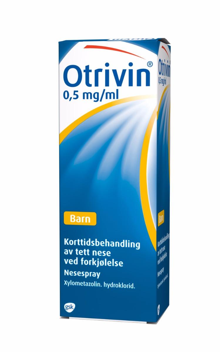 Otrivin Nesespray Barn 0,5 mg/ml 10 ml