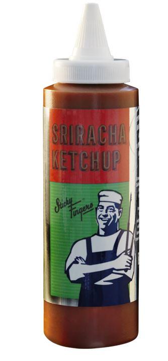 Ketchup Sriracha 237ml Sticky Fingers