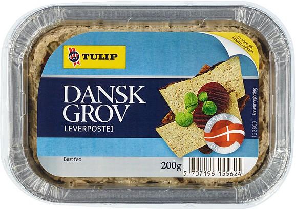 Leverpostei Grov 200g Tulip