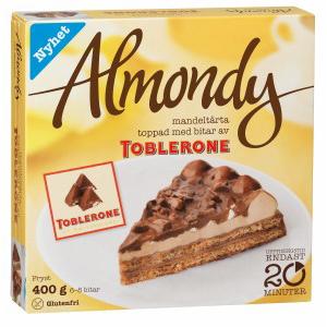 Mandelkake Toblerone 400g Almondy