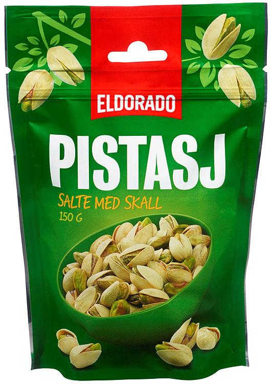 Pistasj Nøtter Salte m/Skall 150g Eldorado