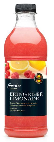 Limonade Bringebær 1l Jacobs