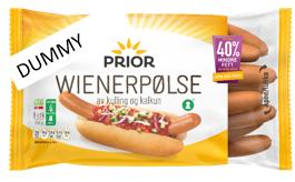 Kyllingwienerpølse 520g Prior