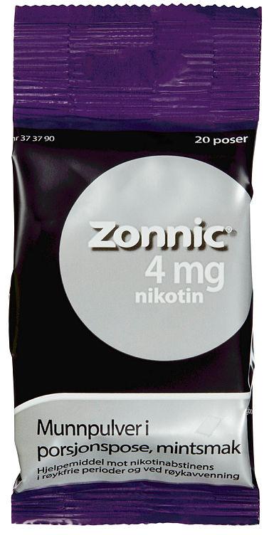 Zonnic Mint Porsjonspose 4mg 20stk
