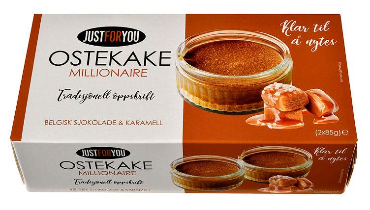 Ostekake i glass Millionaire 2x85g Justforyou