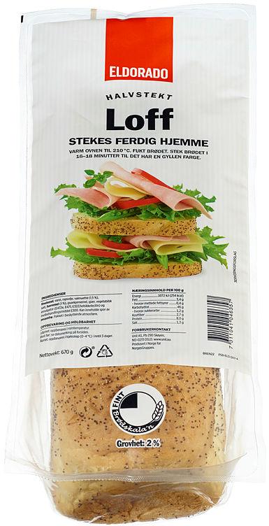Frøloff Lettstekt 670g Eldorado