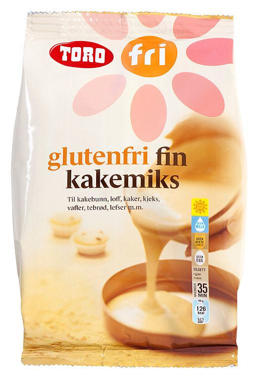 Kakemix Fin glutenfri 370g Toro