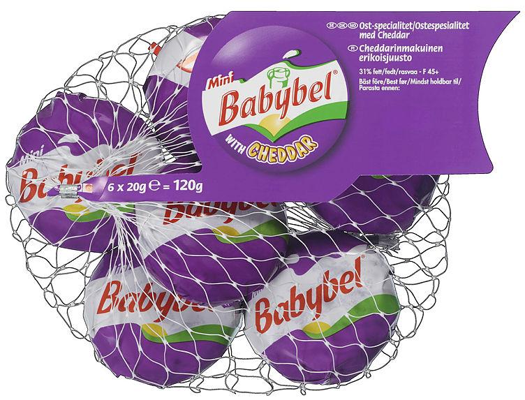 Babybel Mini Cheddar 6x20g