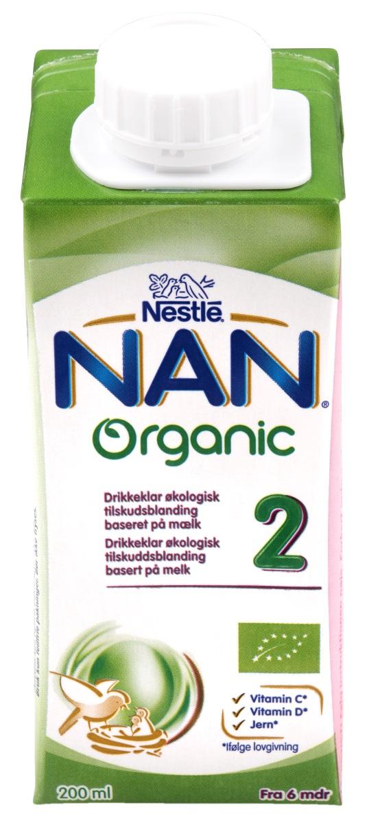 Nestlé Økologisk NAN 2 Drikkeklar, 200 ml