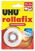 Tape Rollafix Transparent 25m Uhu