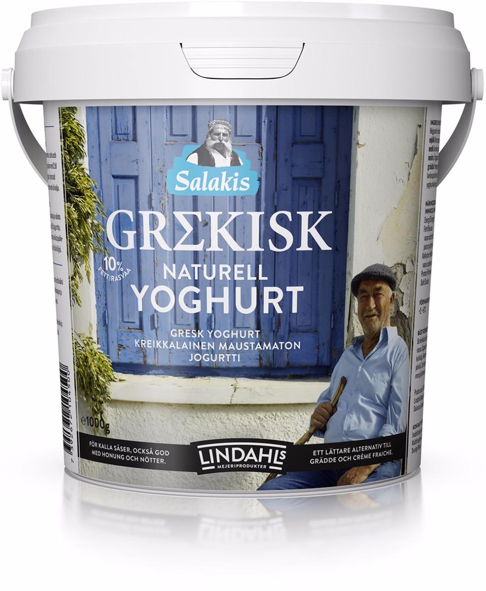 Gresk Yoghurt Naturell 1 kg, Lindahls