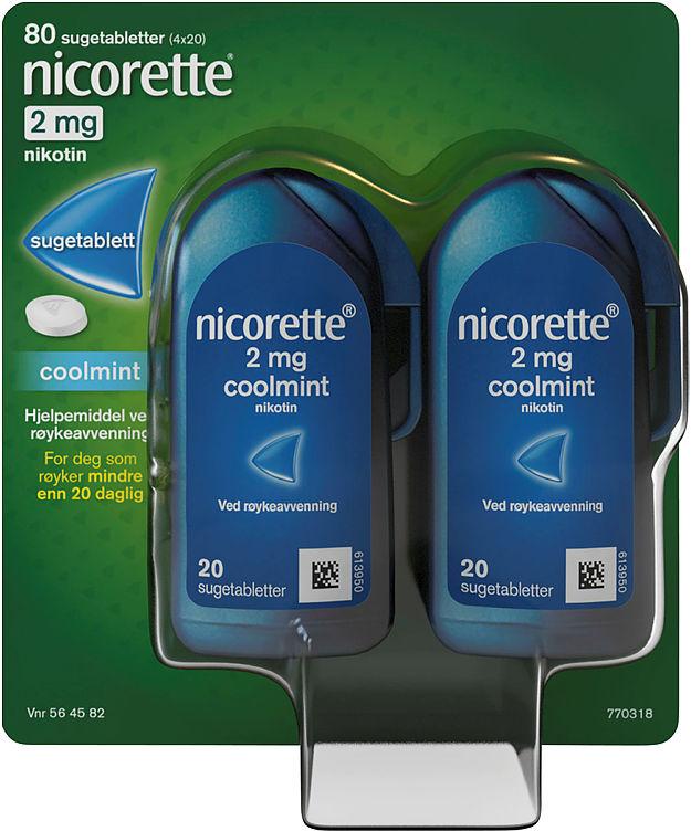 Nicorette Coolmint 2mg 80stk