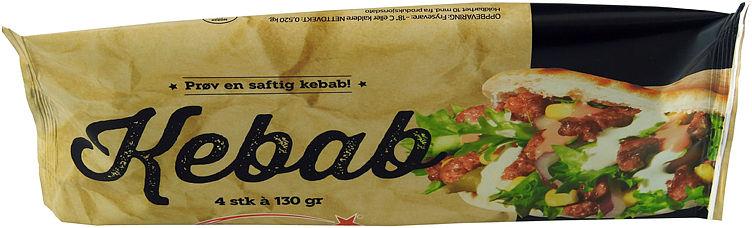 Kebab Porsjon 4x130g Kanda