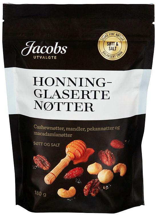 Honningglaserte Nøttemix 180g Jacobs Utvalgte