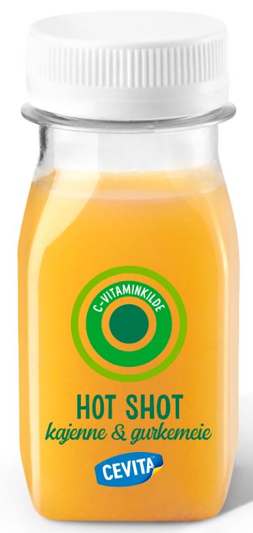 Hot Shot Kajenne &amp; Gurkemeie 100ml Cevita