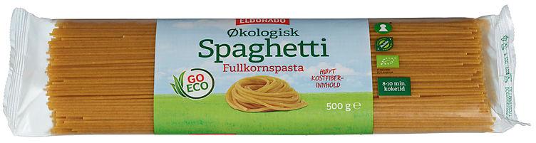 Spaghetti Fullkorn Økologisk 500g Eldorado