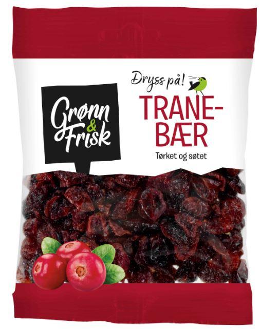 Tranebær 110g Tørket Grønn&amp;Frisk