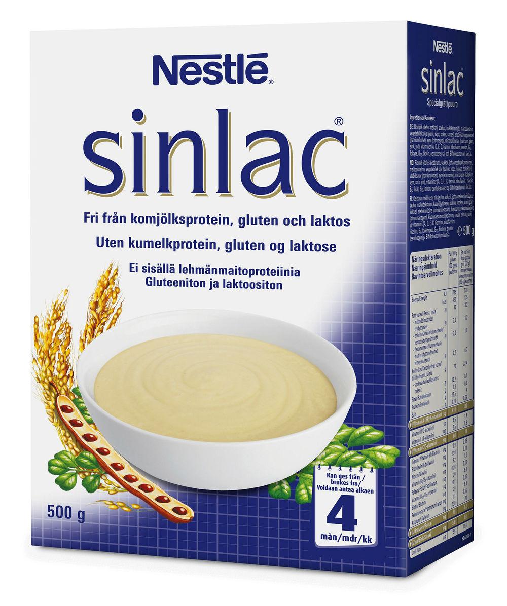 Spesialgrøt Sinlac Fra 4 mnd, 500 g