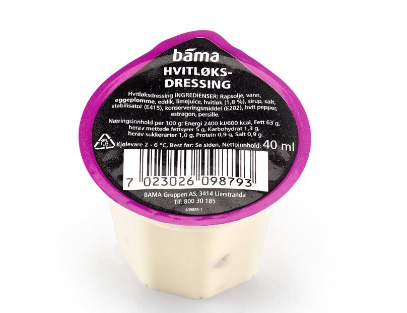 Hvitløksdressing 40g Bama