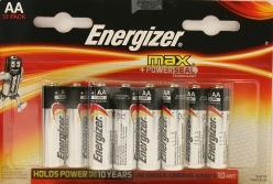 Batterier Aa Max 12stk Energizer