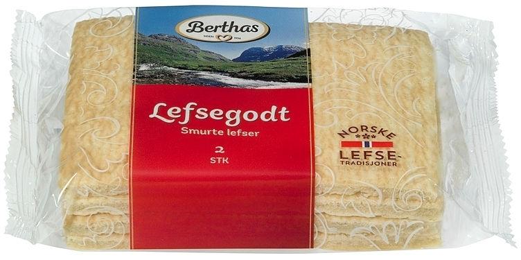 Berthas Lefsegodt 2-pk 240 g