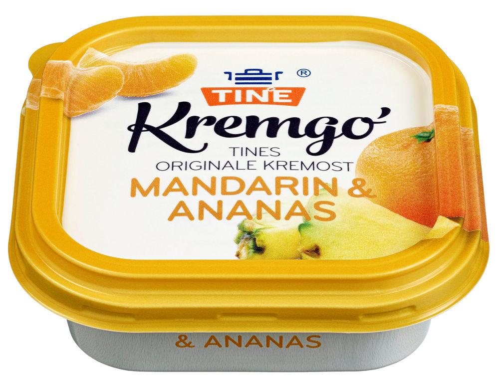 Tine Kremgo&amp;#039; Ananas/ og Mandarin 125 g