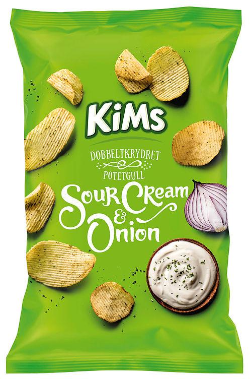 Kims Potetchips Sourcream&amp;Onion 250g