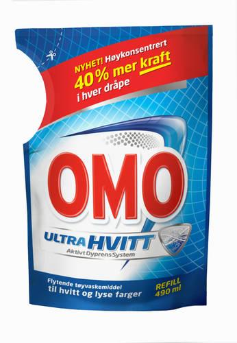 OMO Ultra Hvitt Refill 490 ml