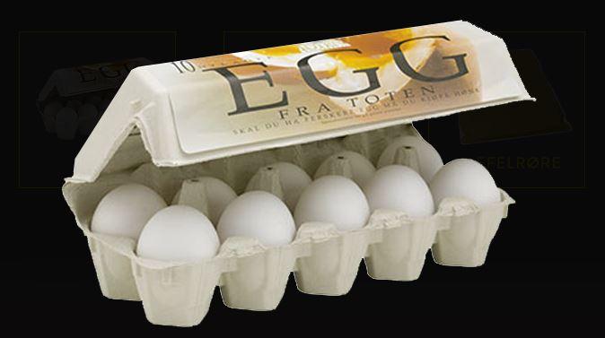Egg L 10stk Toten