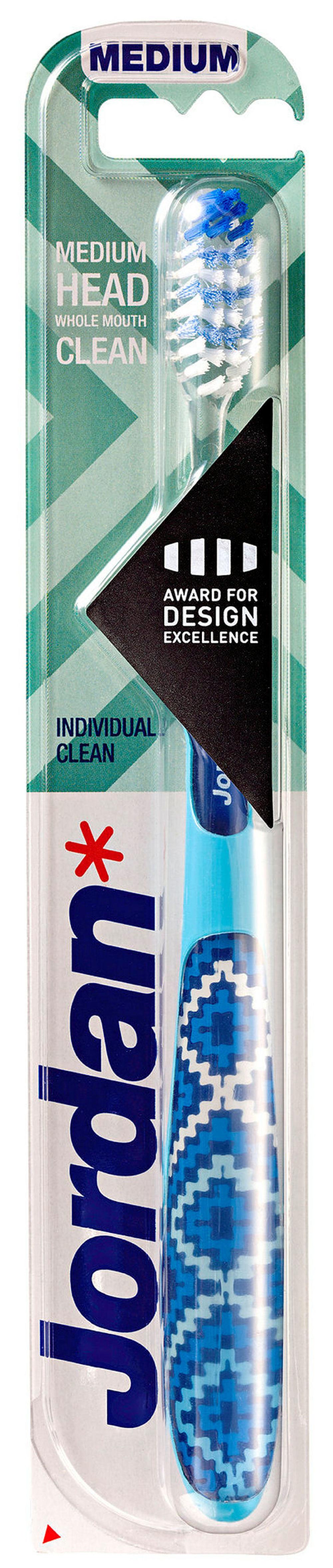 Tannbørste Individual Clean Medium, Assortert Design, 1 stk