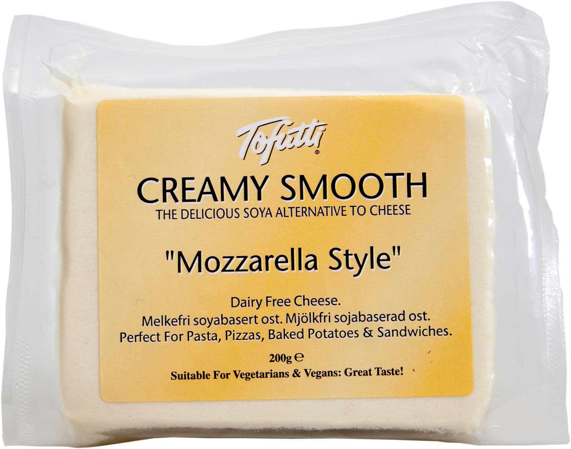 Soyaost Mozzarella Melkefri 200g Tofutti