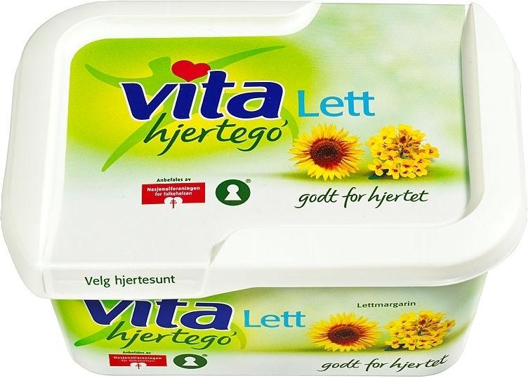 Vita Hjertego´ Margarin Lett 370 g