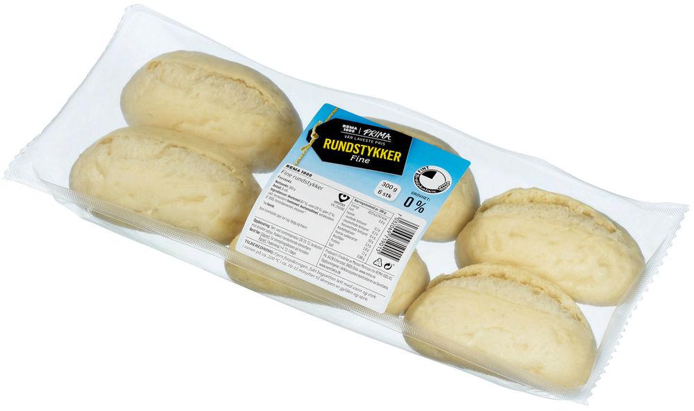 Rundstykker Fine 6 x 50g, 300 g