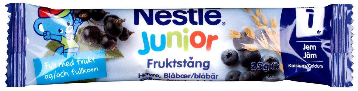 Nestlé Junior Fruktstang Blåbær &amp; Solbær 25 g