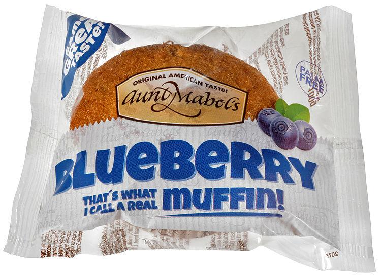 Blueberry Muffins 100g Aunt Mabels