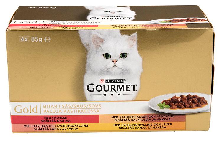 Gourmet Gold Multipk 4x85g Purina