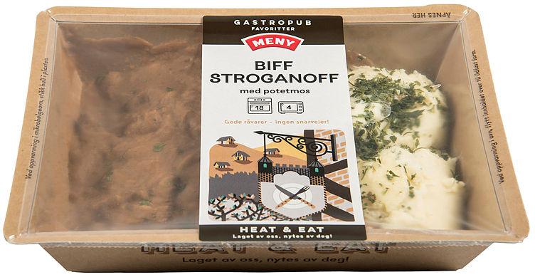 Biff Stroganoff m/Potetmos 450g Heat&amp;Eat