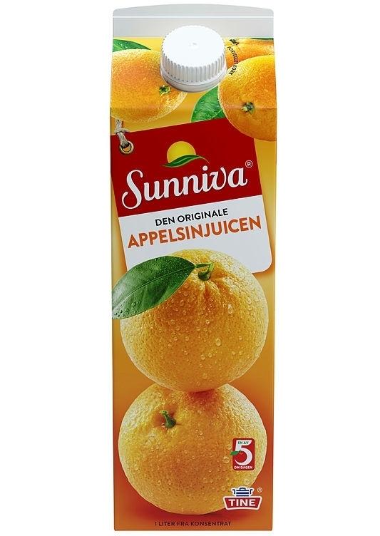 Sunniva Appelsinjuice 1 l
