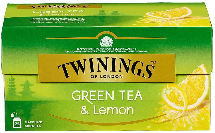 Grønn Te Sitron 25pos Twinings