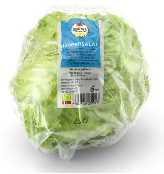 Isbergsalat stykk