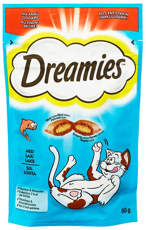 Dreamies Laks Kattesnacks 60g