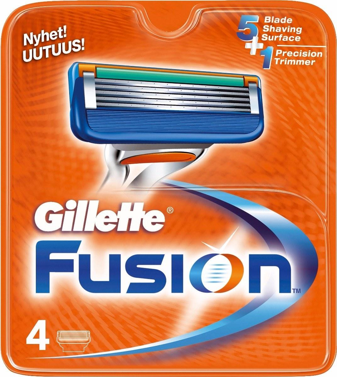 Gillette Barberblad Fusion 4 stk