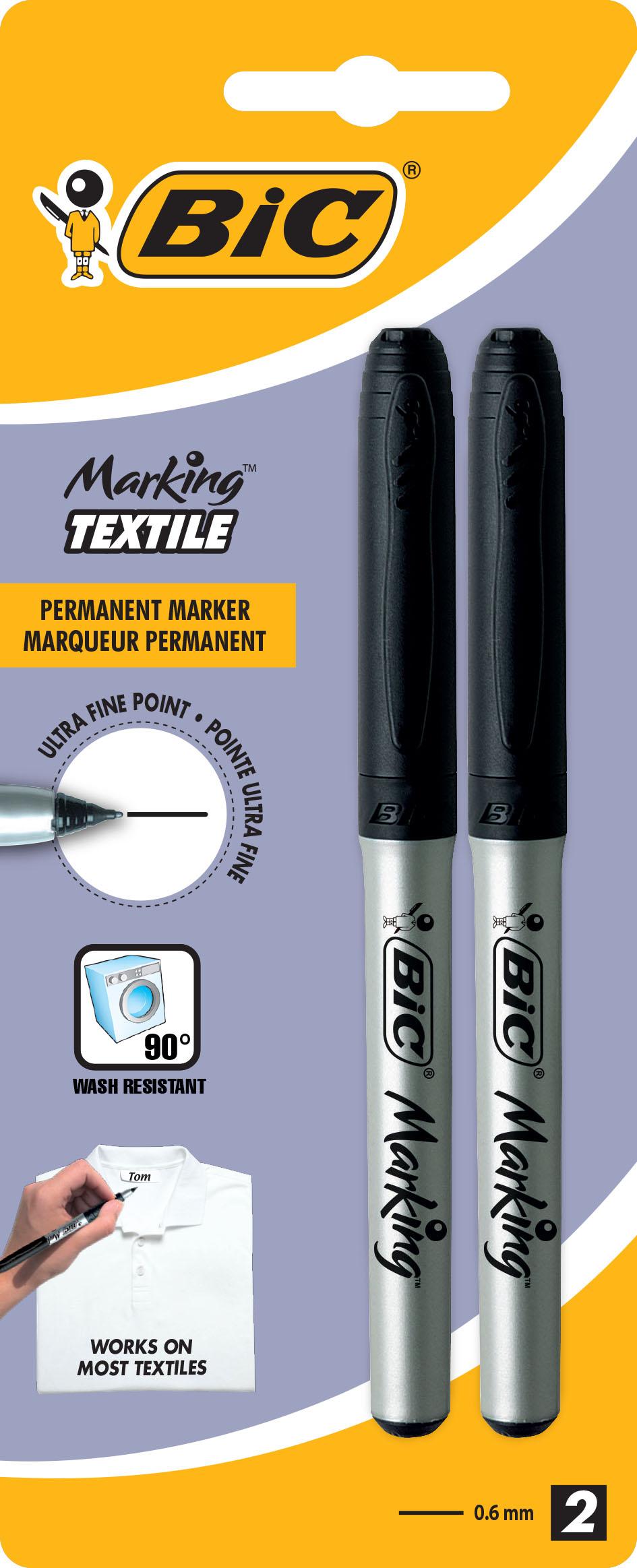 Textile Marker 2stk Bic